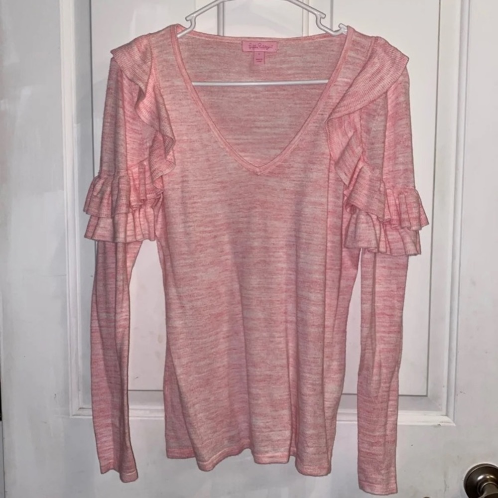 EUC Size Small Lilly Pulitzer pink sweater